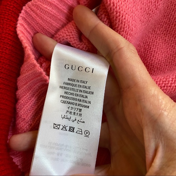 NWOT Gucci intarsia wool sweater - Picture 7 of 13